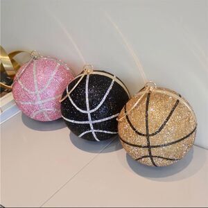 Basketball Clutch bag ONLY 1 BLACK IS AVAILABLE AS OF 10-29-25. RESTOCK PENDS***